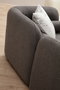 Atelier Del Sofa Sofá 3 Plazas Victoria Grey Bouclette Tela Poliéster Gris Patas Nogal 228x90x74 cm
